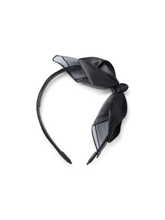 Dorit Black Bow Headband