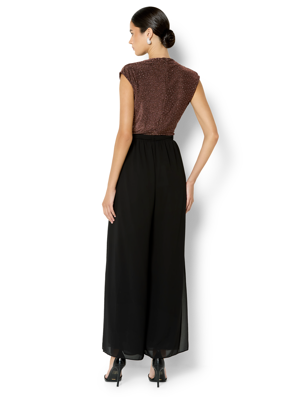 Rachelle Cinnamon Jersey Tuck Top