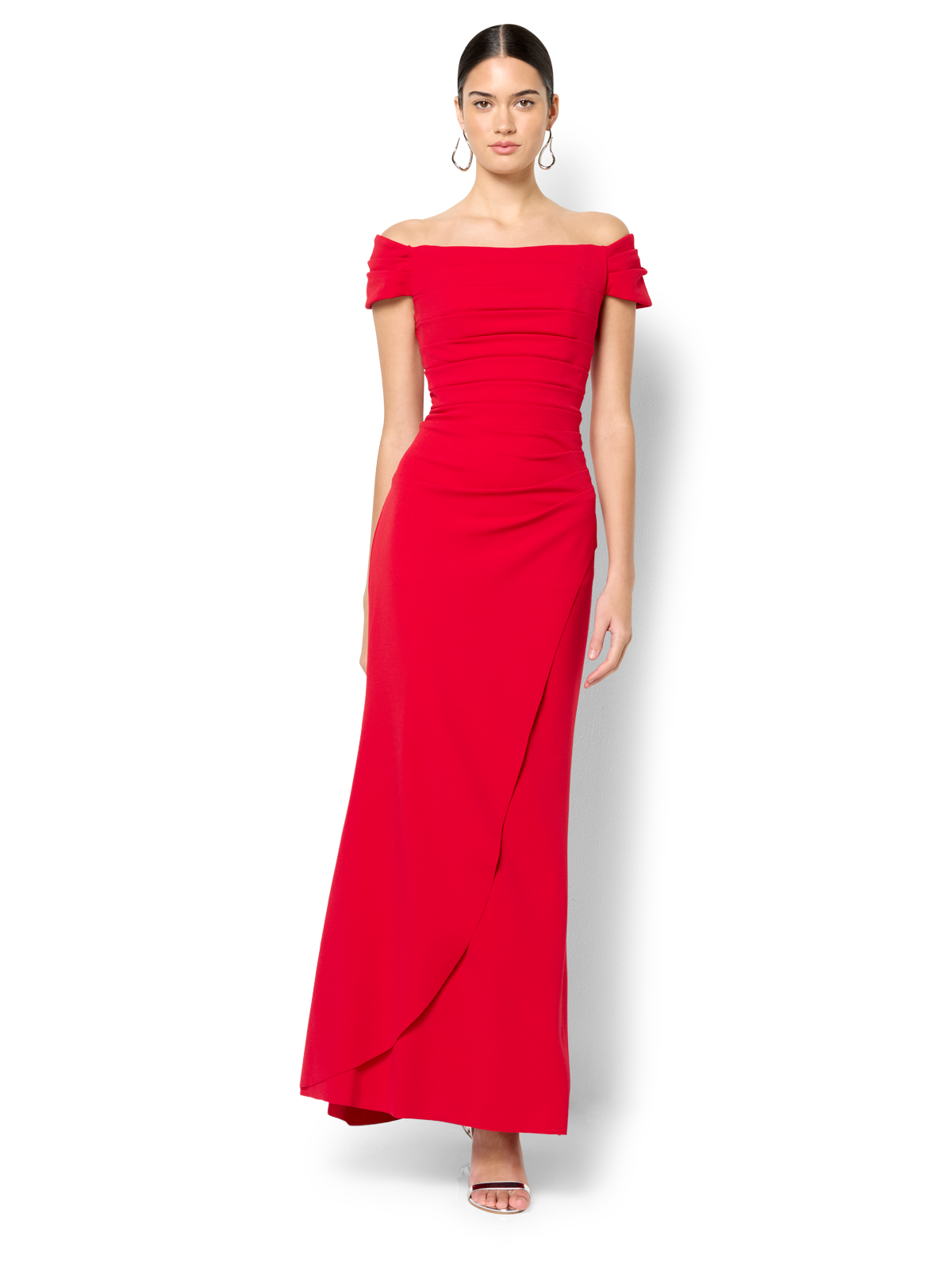 Remi Red Off The Shoulder Gown