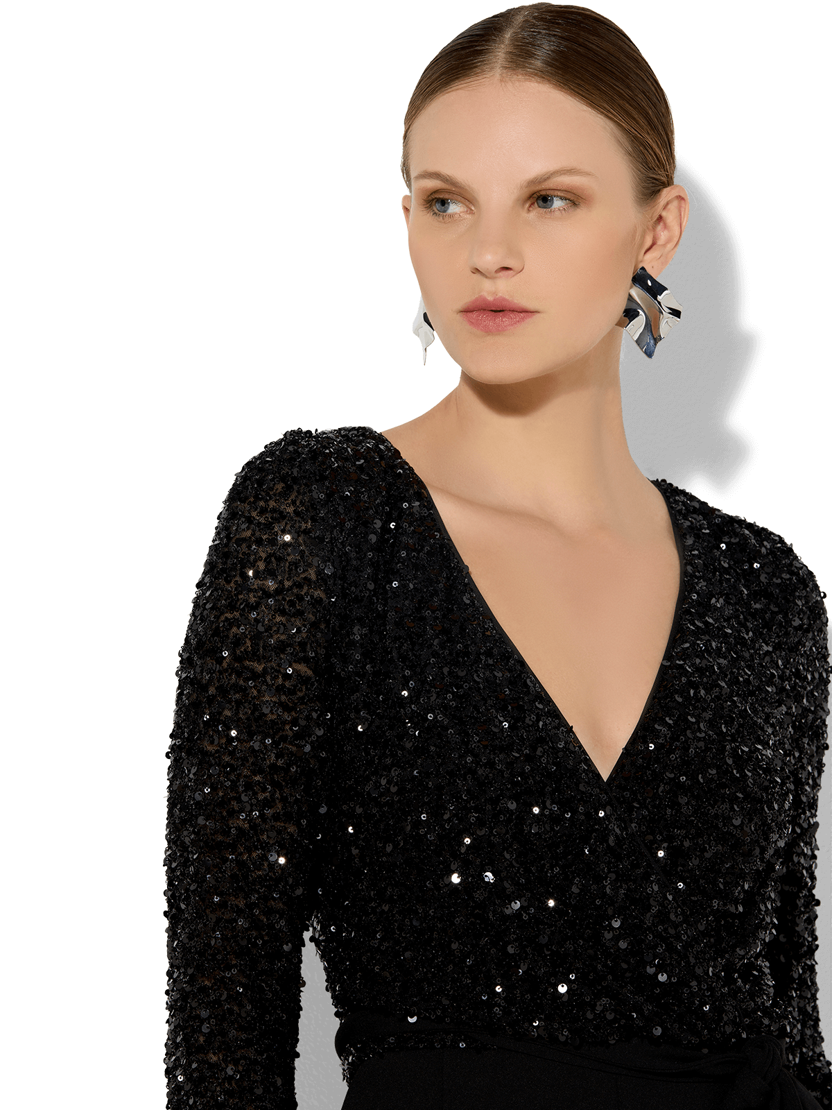 Sinatra Black Sequin Jumpsuit