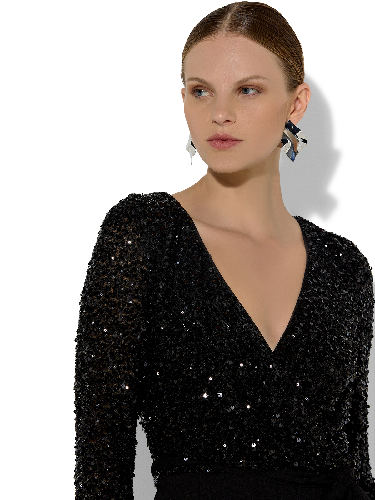 Sinatra Black Sequin Jumpsuit