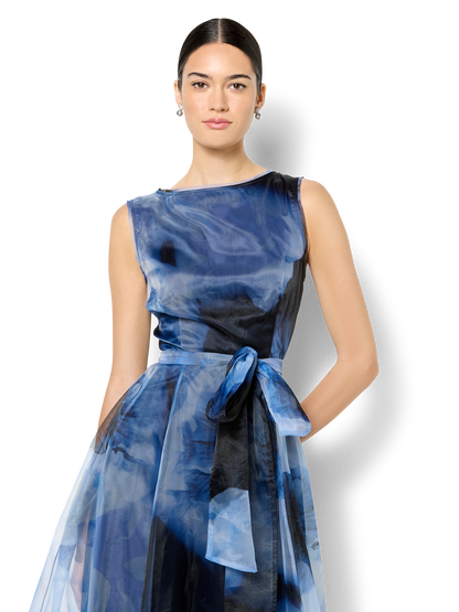Sofia Sky Blue Organza Dress