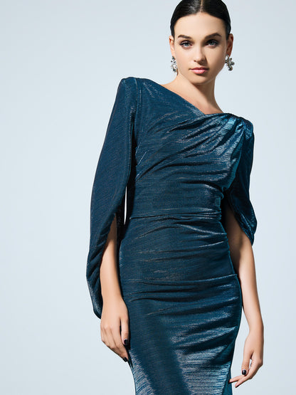 Sydney Petrol Metallic Gown