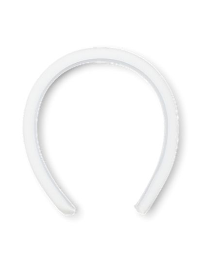 Sylvie Ivory Satin Headband
