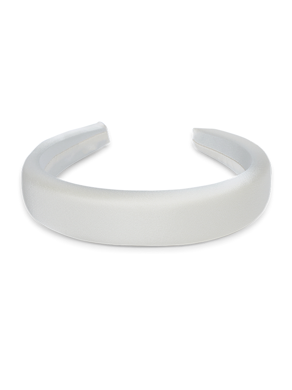 Sylvie Ivory Satin Headband