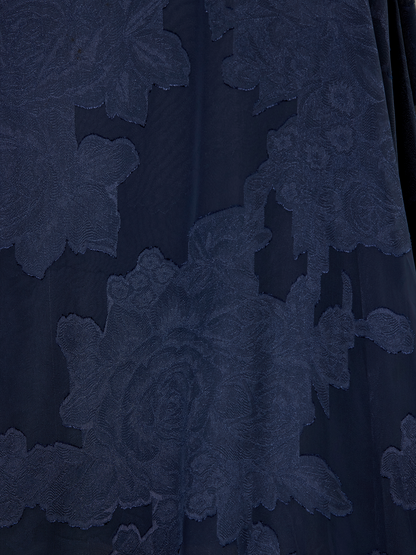 Saige Navy Floral Wrap Dress