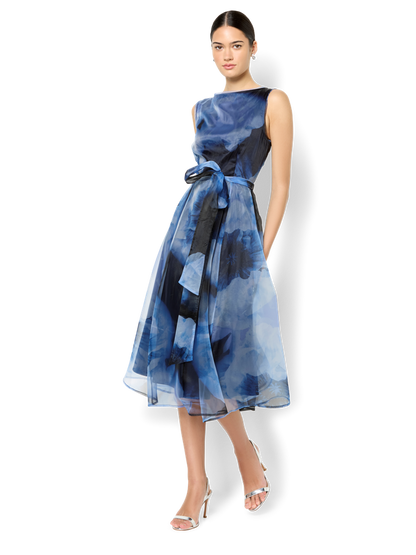 Sofia Sky Blue Organza Dress