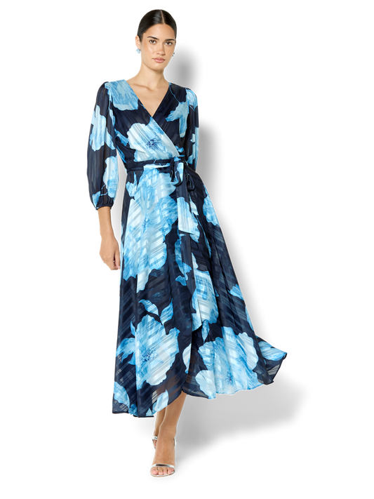 Soraya Navy Printed Dress
