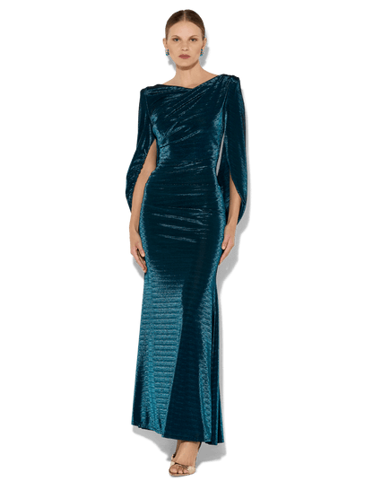 Sydney Petrol Metallic Gown
