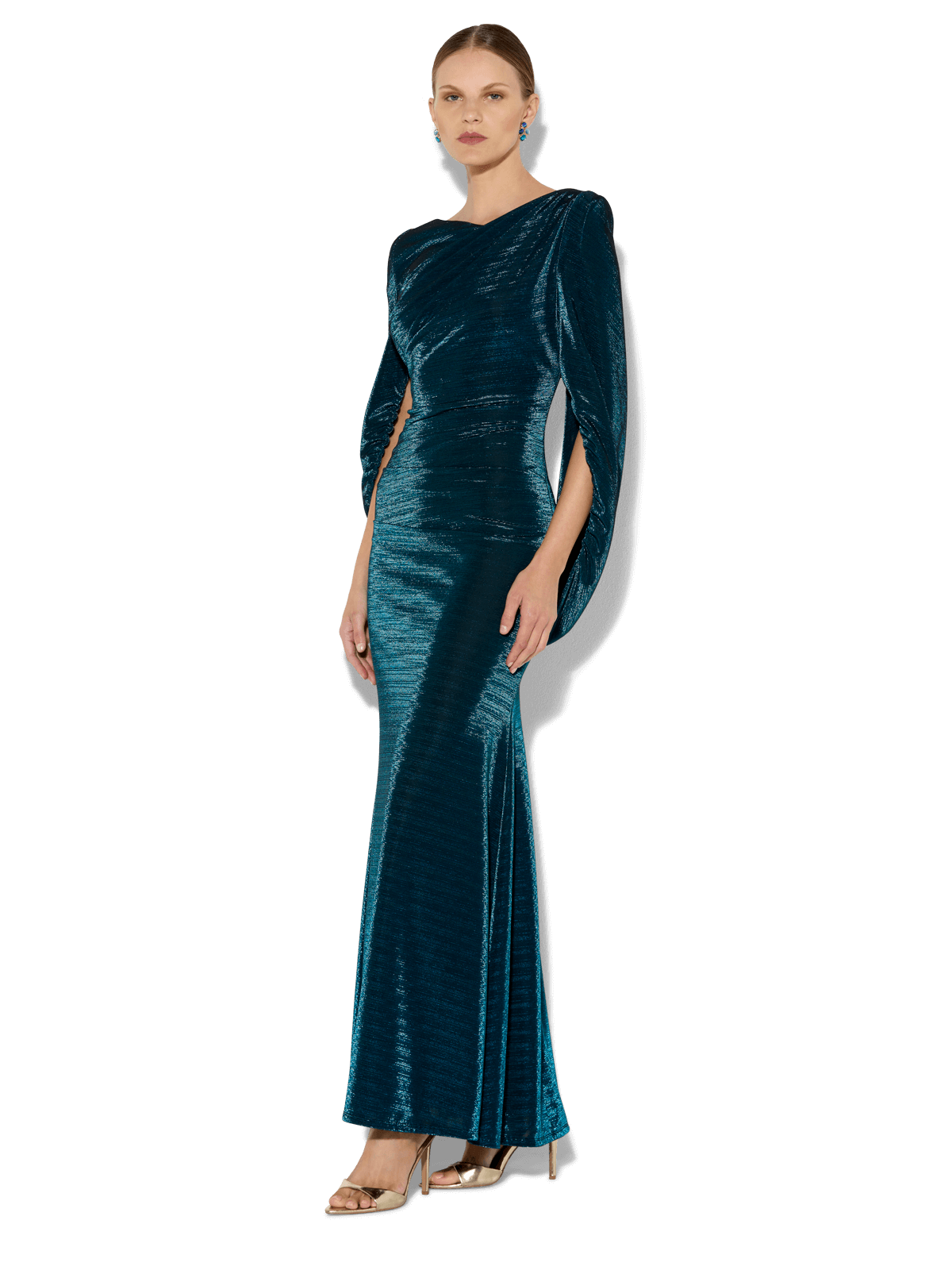 Sydney Petrol Metallic Gown