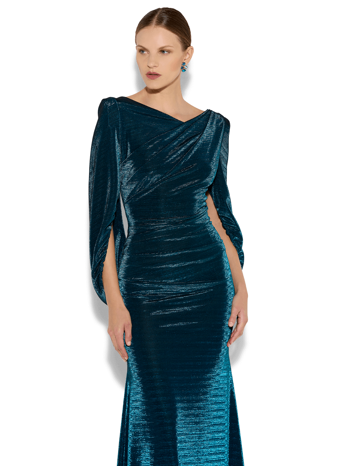 Sydney Petrol Metallic Gown