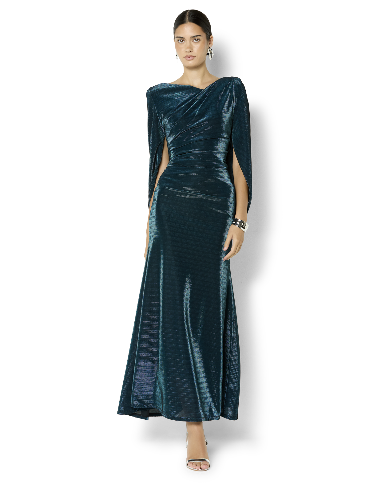 Sydney Petrol Metallic Gown
