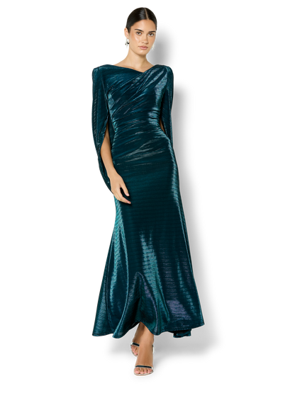 Sydney Petrol Metallic Gown