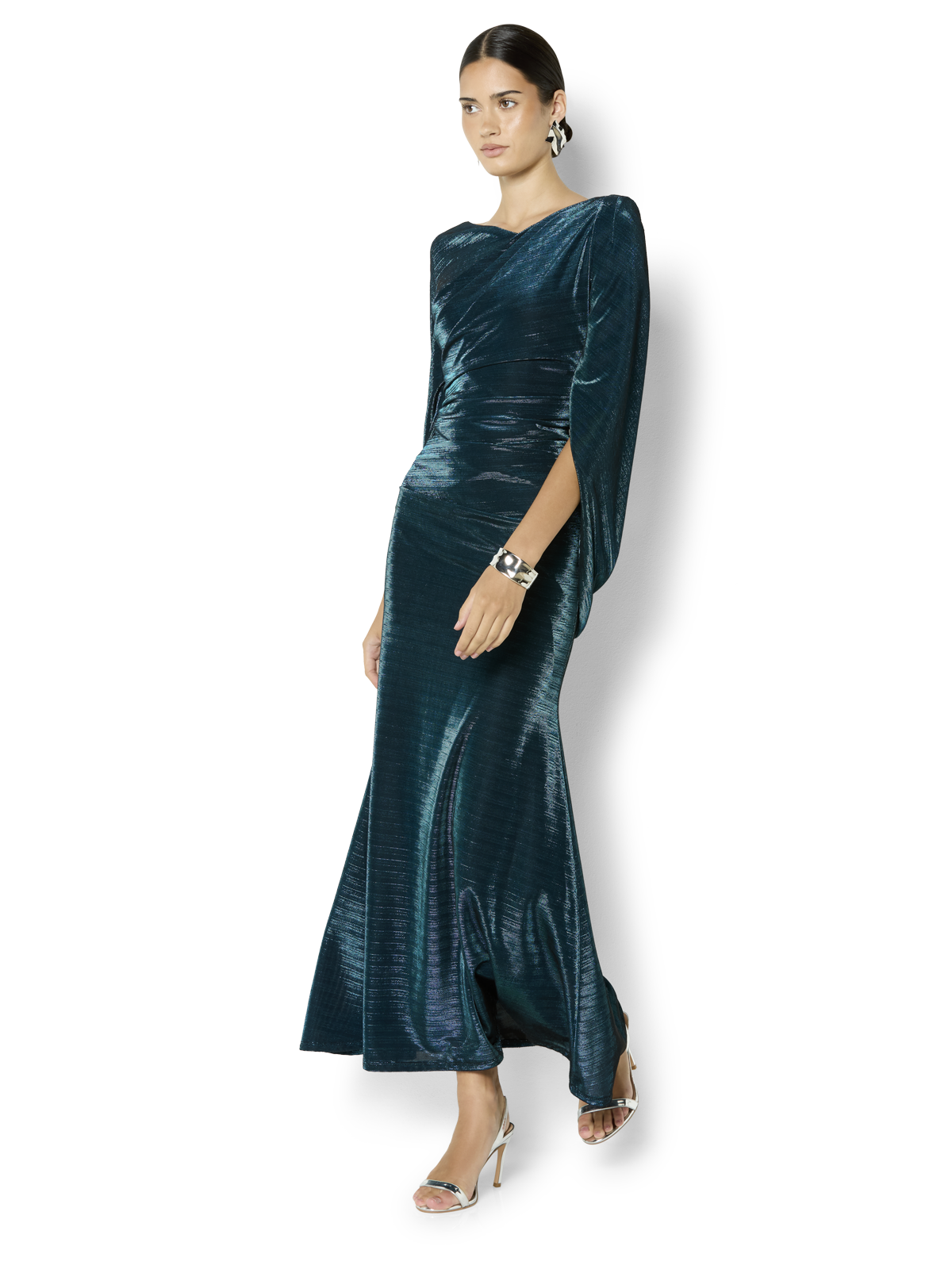 Sydney Petrol Metallic Gown
