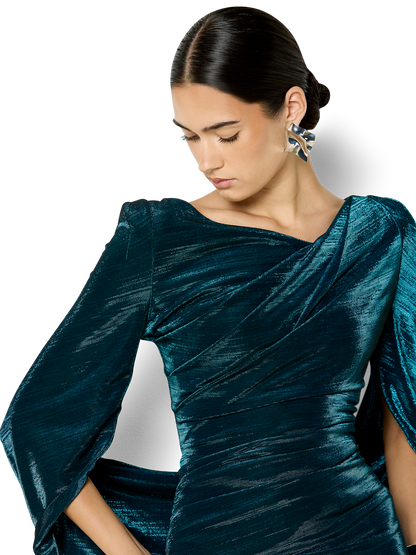 Sydney Petrol Metallic Gown