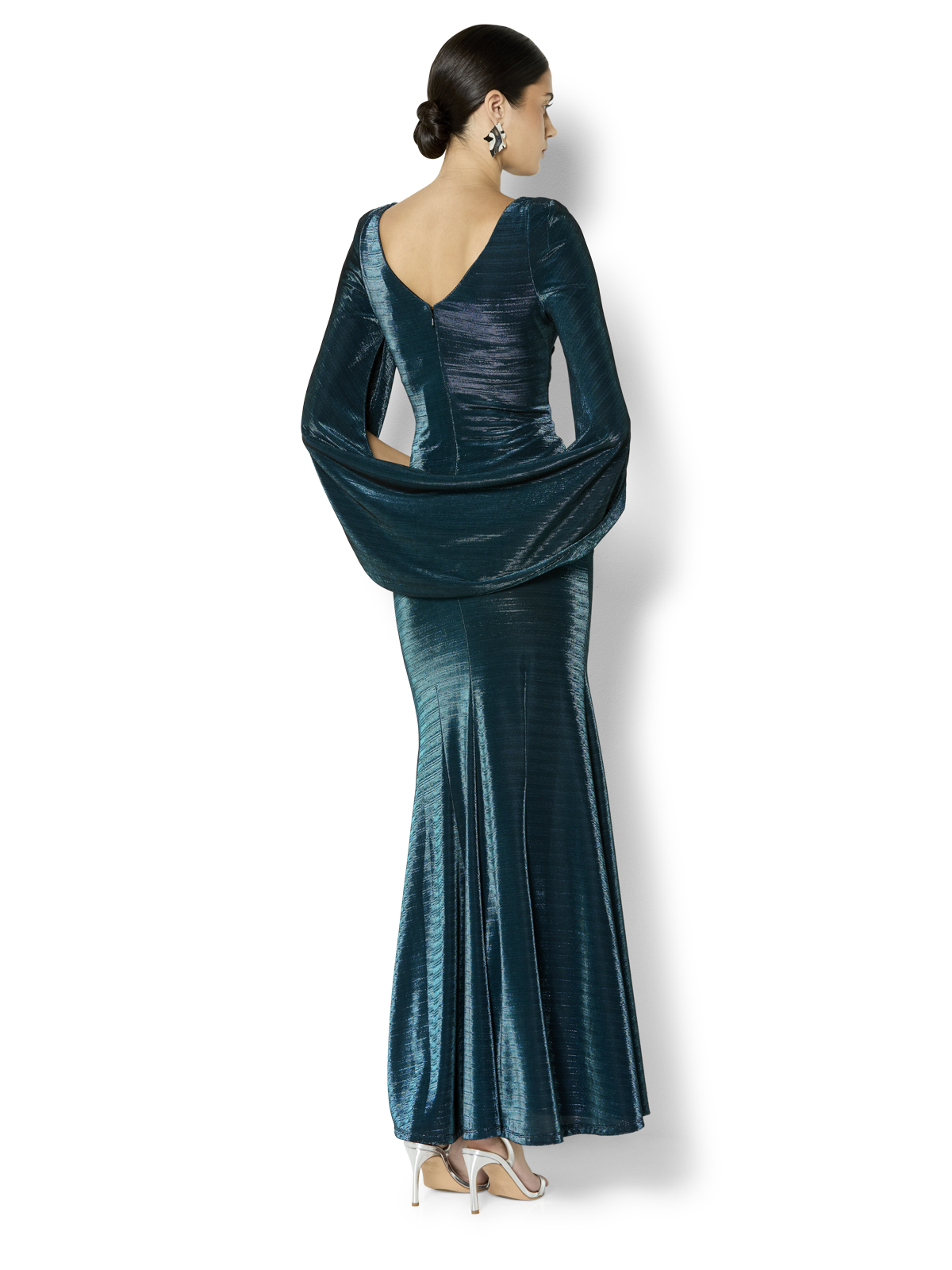 Sydney Petrol Metallic Gown
