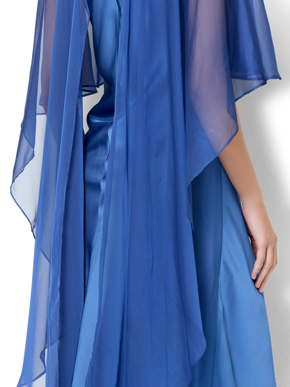 Terry Marine Cape Dress