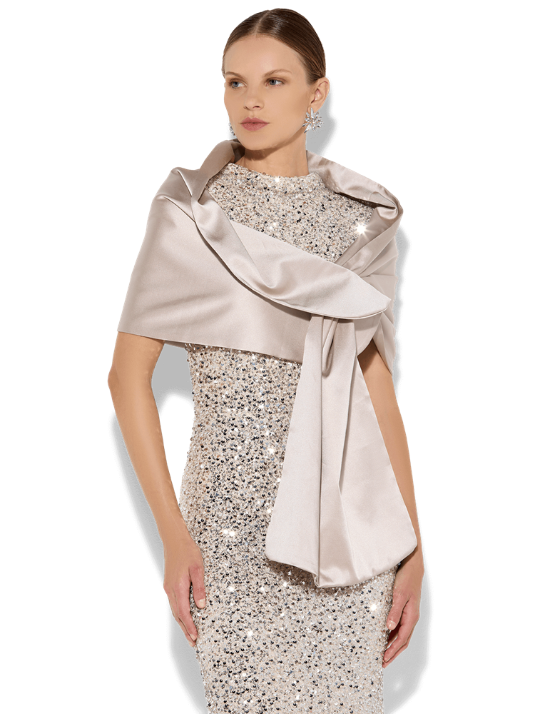 Ashley Mink Sateen Wrap