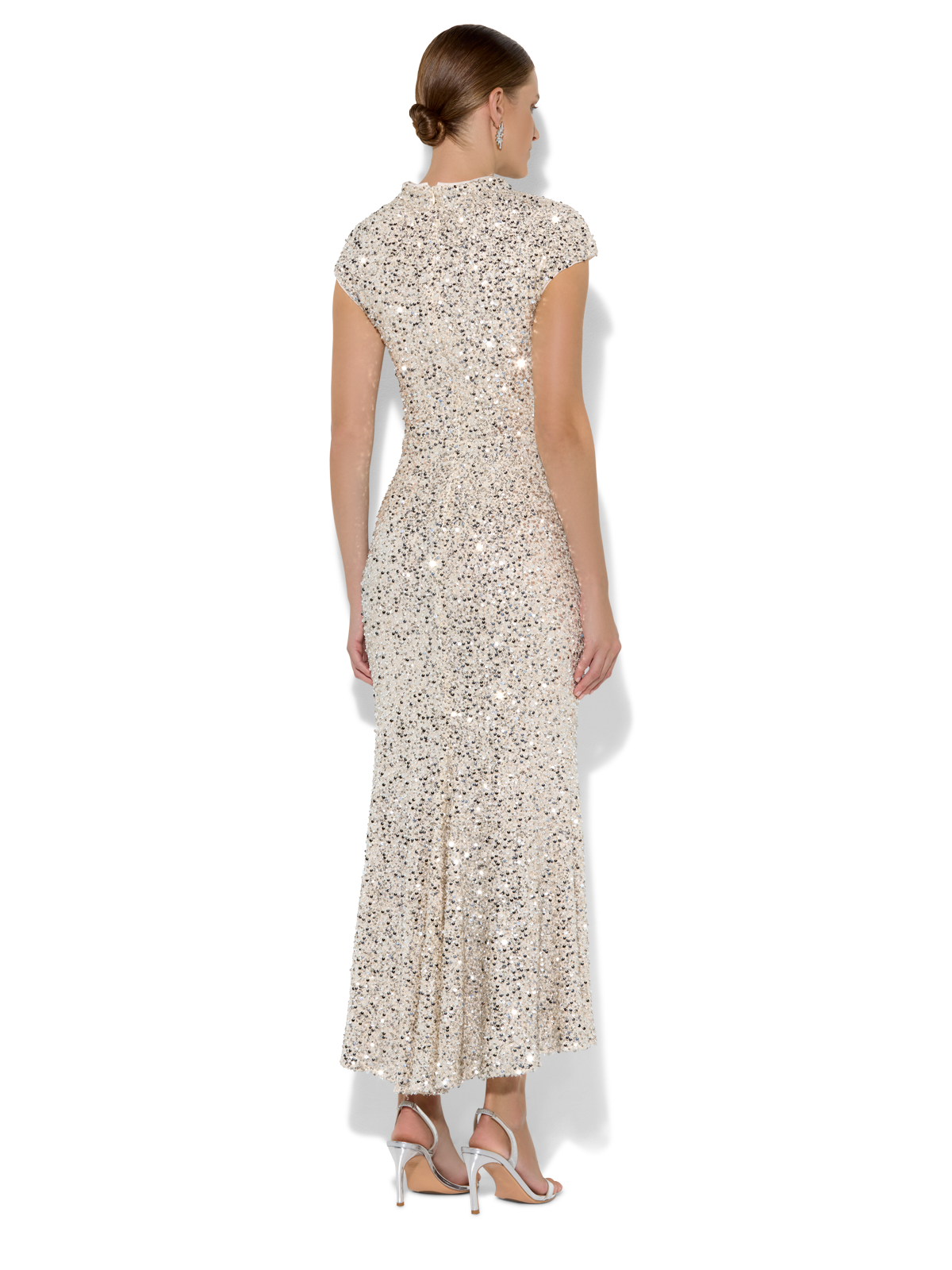 Zahra Mink Sequin Dress