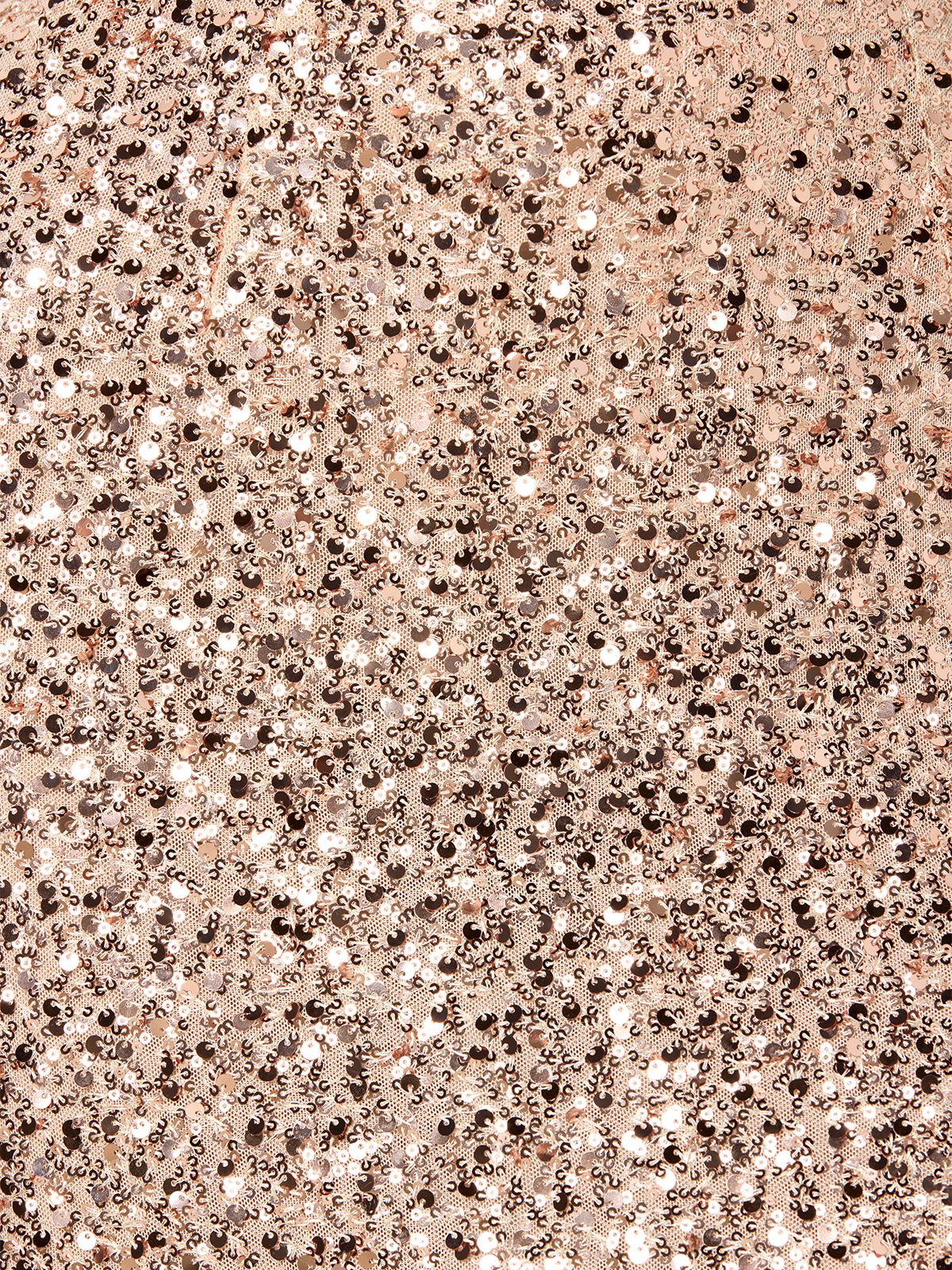 Zahra Rose Gold Sequin Dress