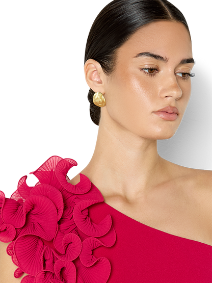 Ash Gold Brushed Earring