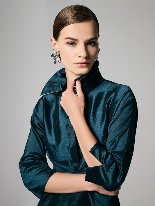Baci Petrol Cocktail Dress