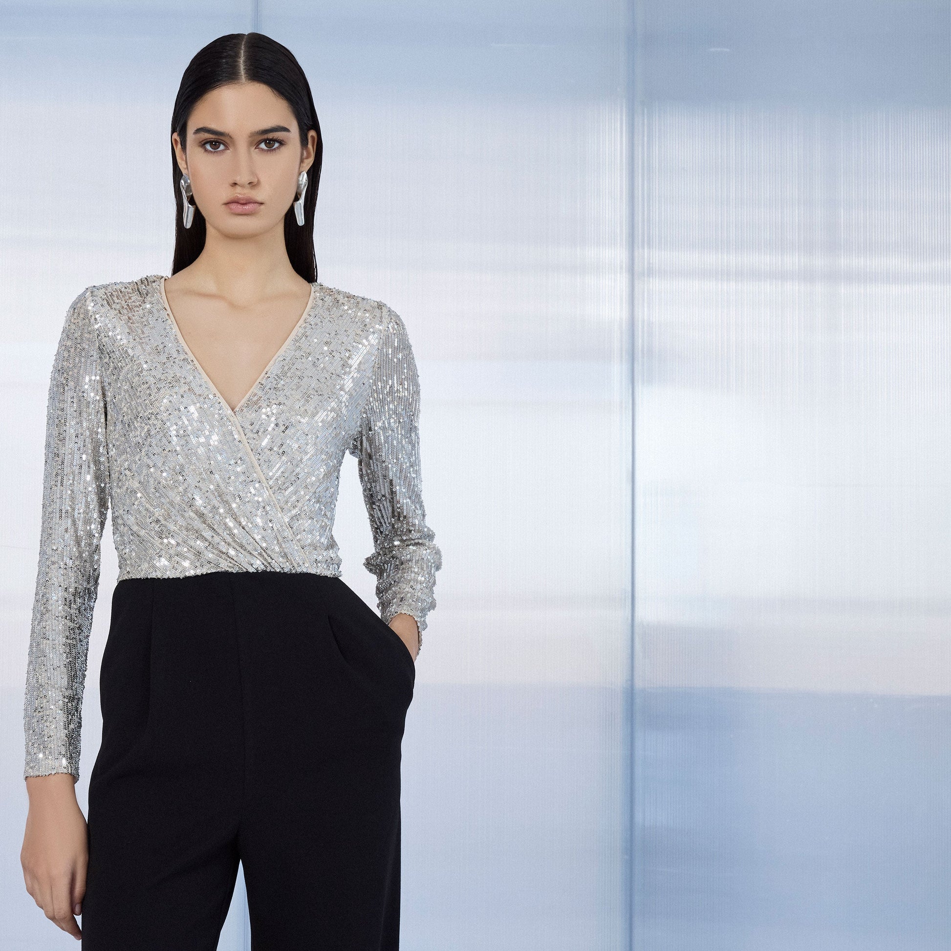Bogart Sequin Jumpsuit by Montique