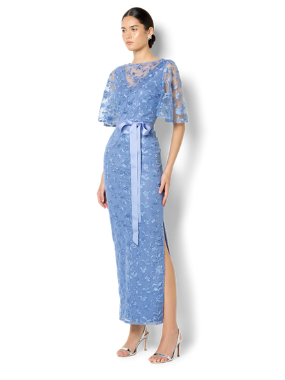 Cierra Periwinkle Lace Maxi Gown
