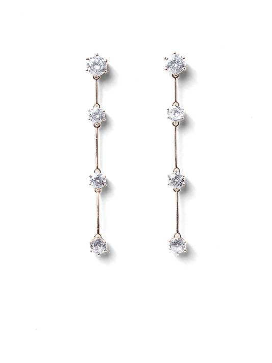Delia Gold Drop Earrings by Montique
