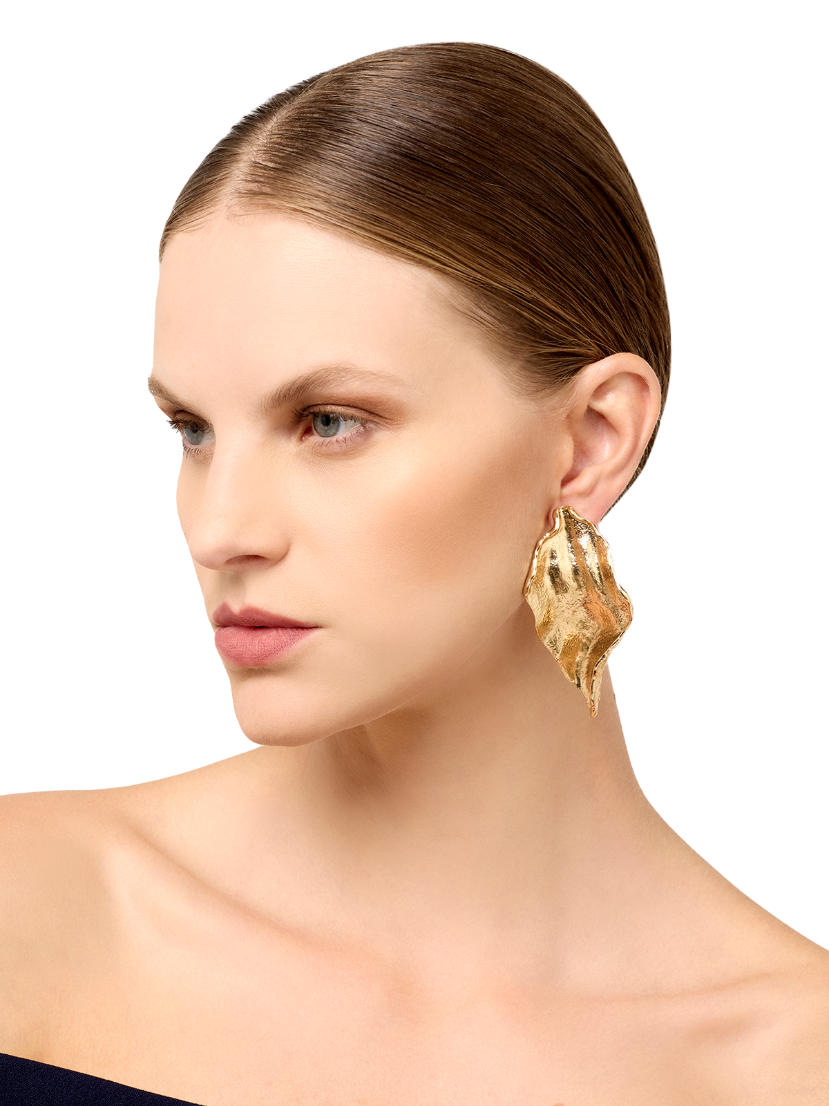 Fawn Gold Leaf Earrings