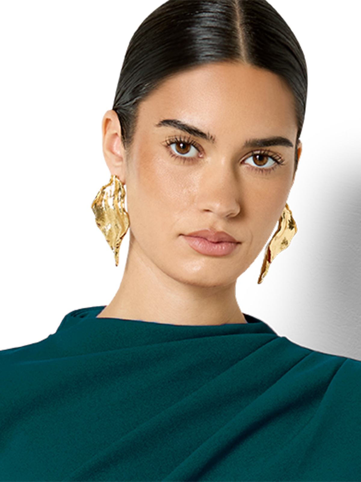 Fawn Gold Leaf Earrings