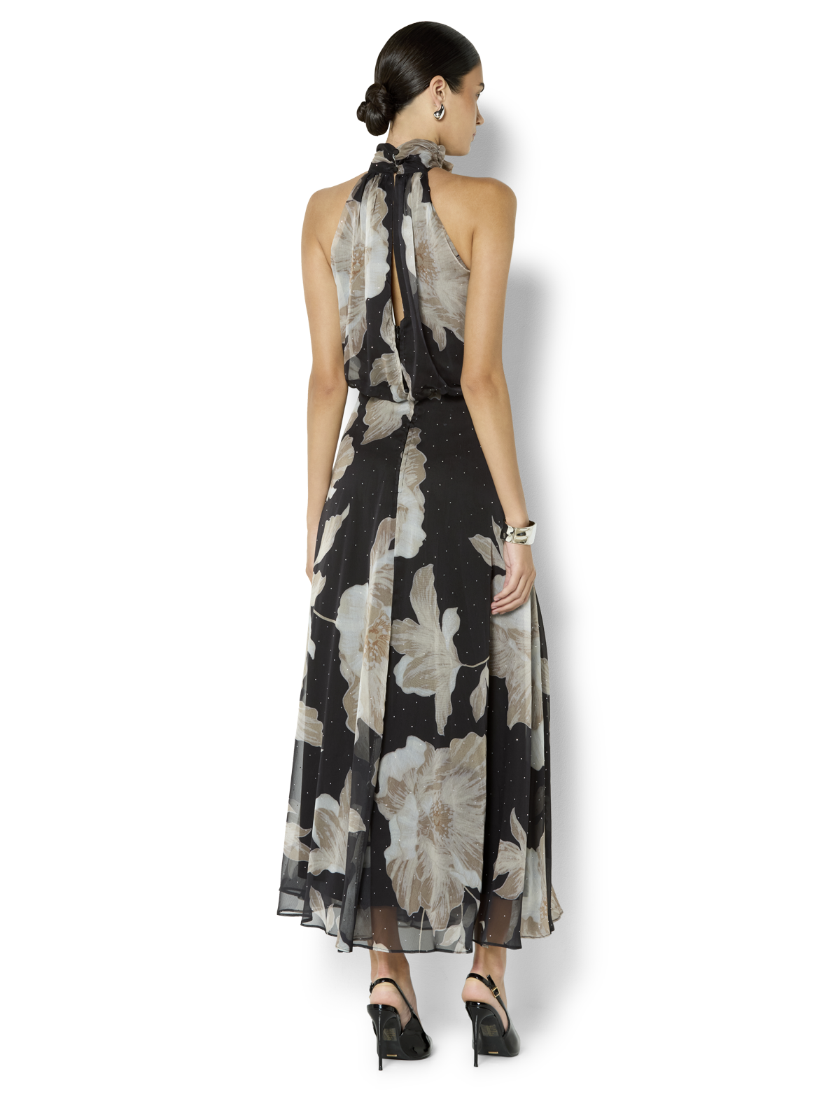 Florian Caramel Printed Maxi