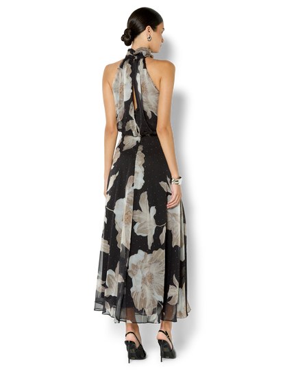 Florian Caramel Printed Maxi
