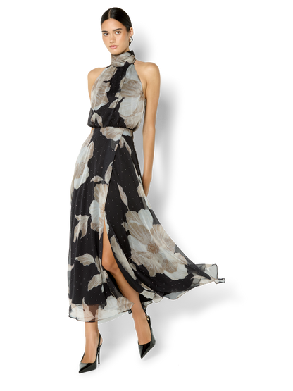 Florian Caramel Printed Maxi