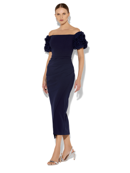 Frida Navy Cocktail Dress