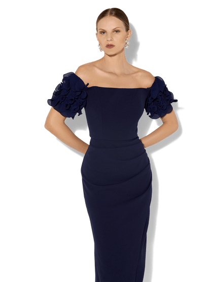 Frida Navy Cocktail Dress