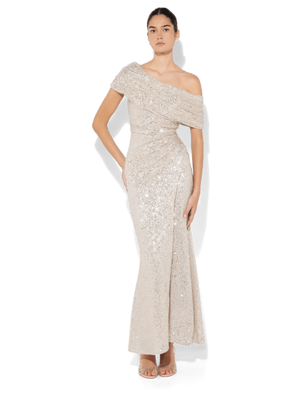Grace Mink Sequin Gown by Montique