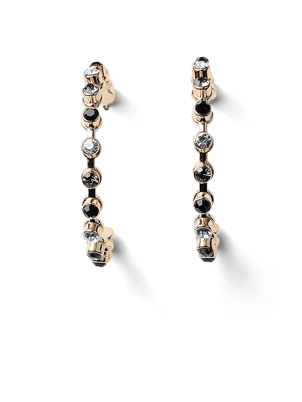 Jane Gold Hoop Earrings by Montique