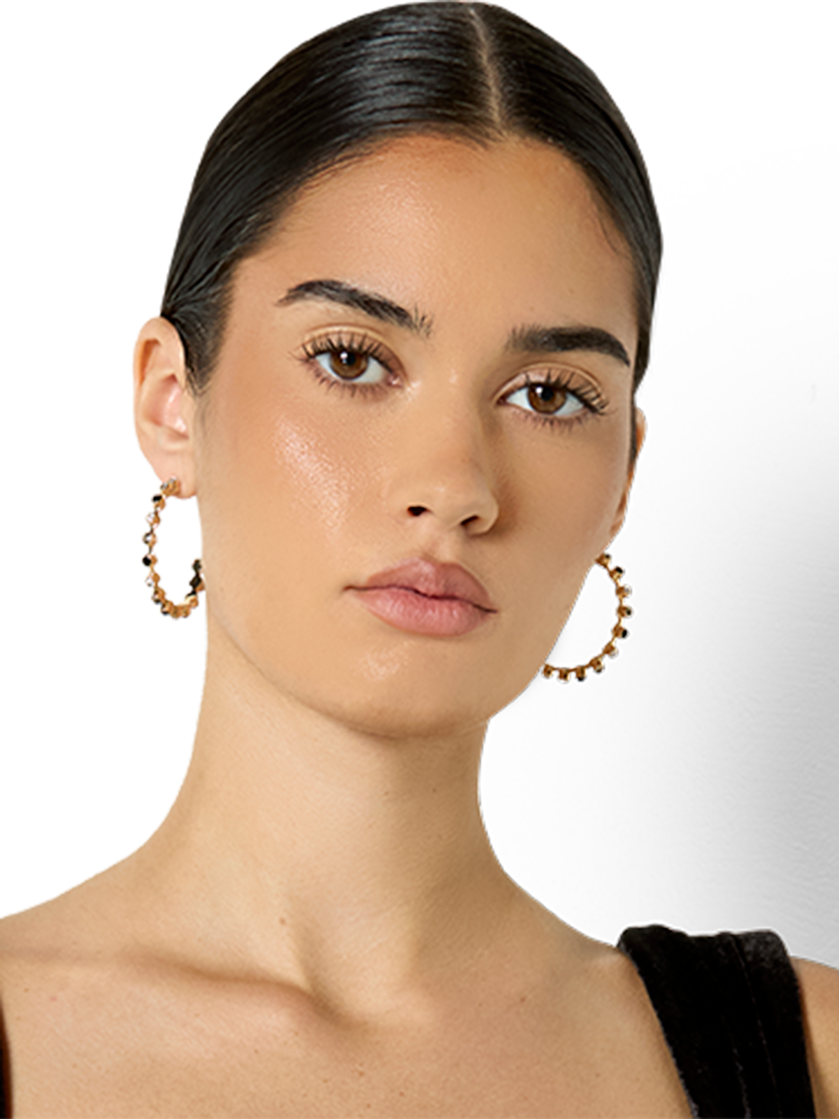 Jane Gold Hoop Earrings