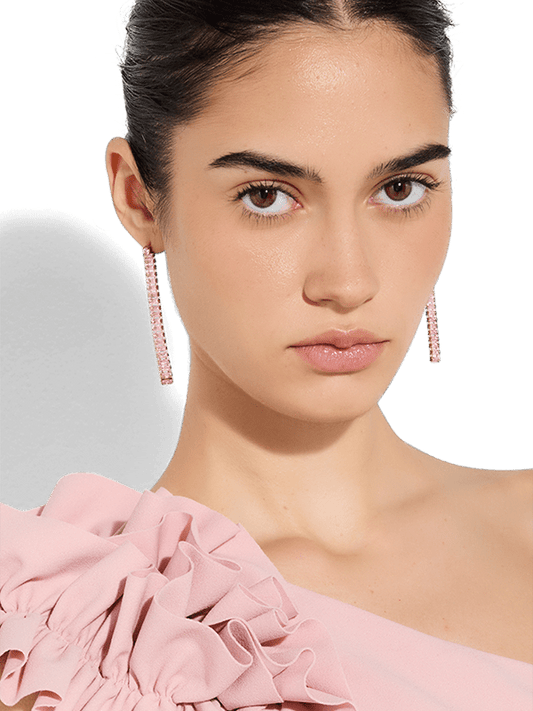 Jaya Pink Earrings by Montique