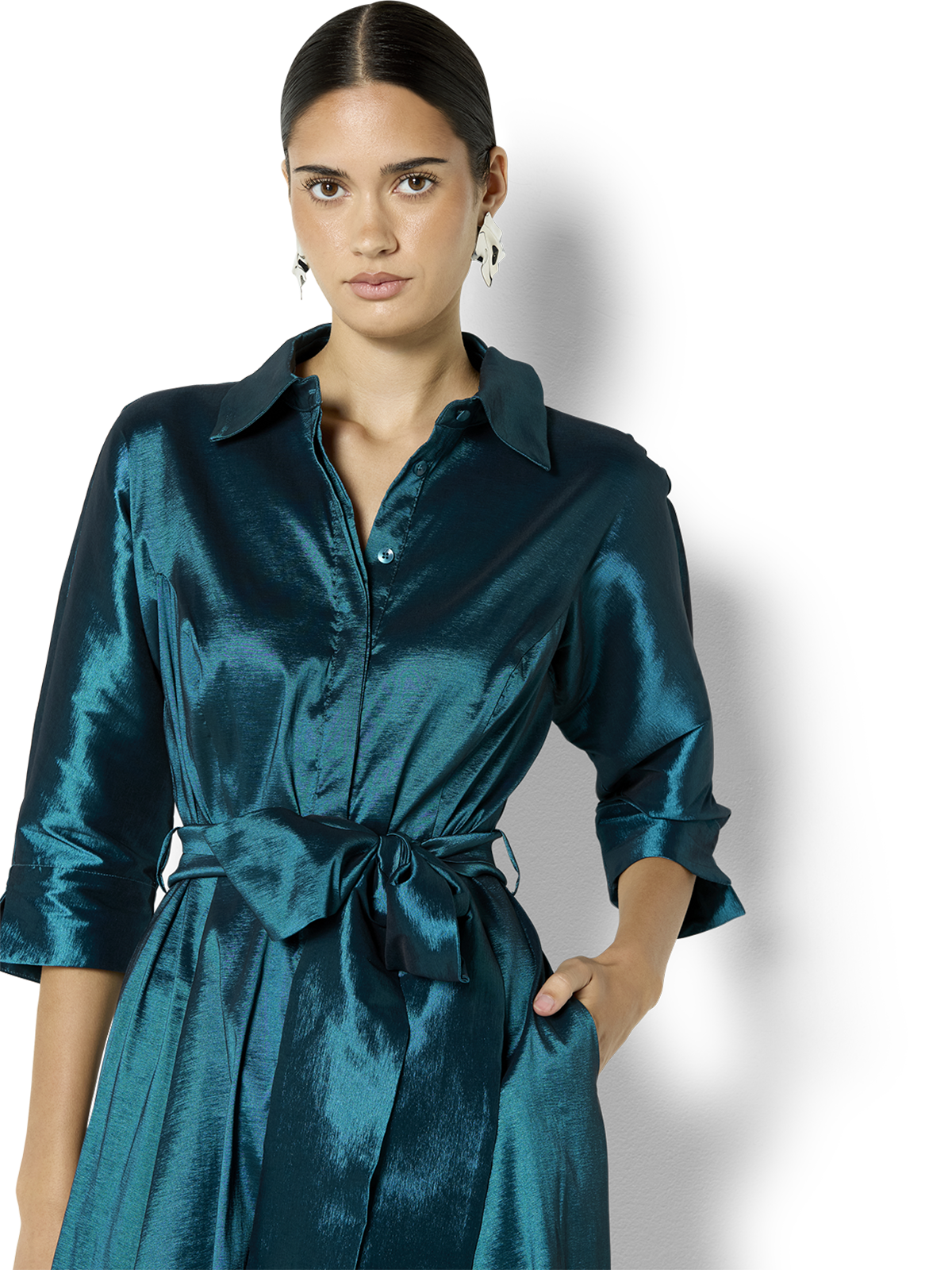 Kai Petrol Cocktail Dress