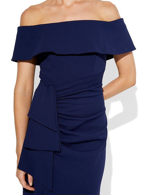Khloe Navy Gown by Montique