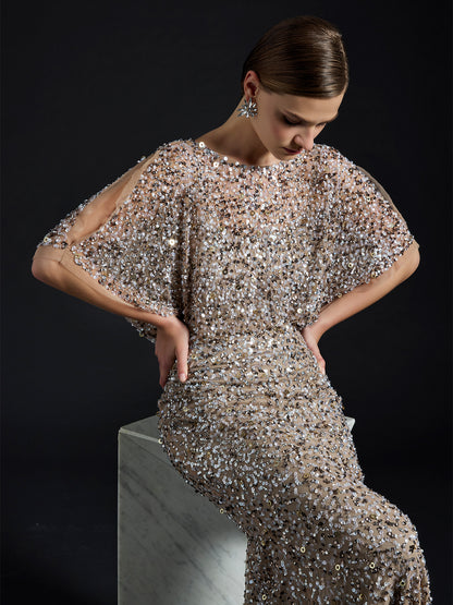 Mimi Hand Beaded Gown
