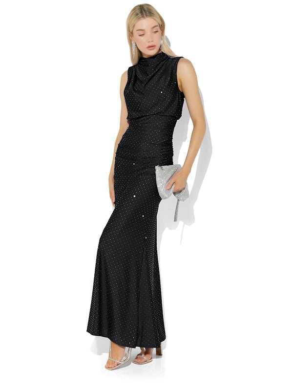 Mira Black Gown by Montique