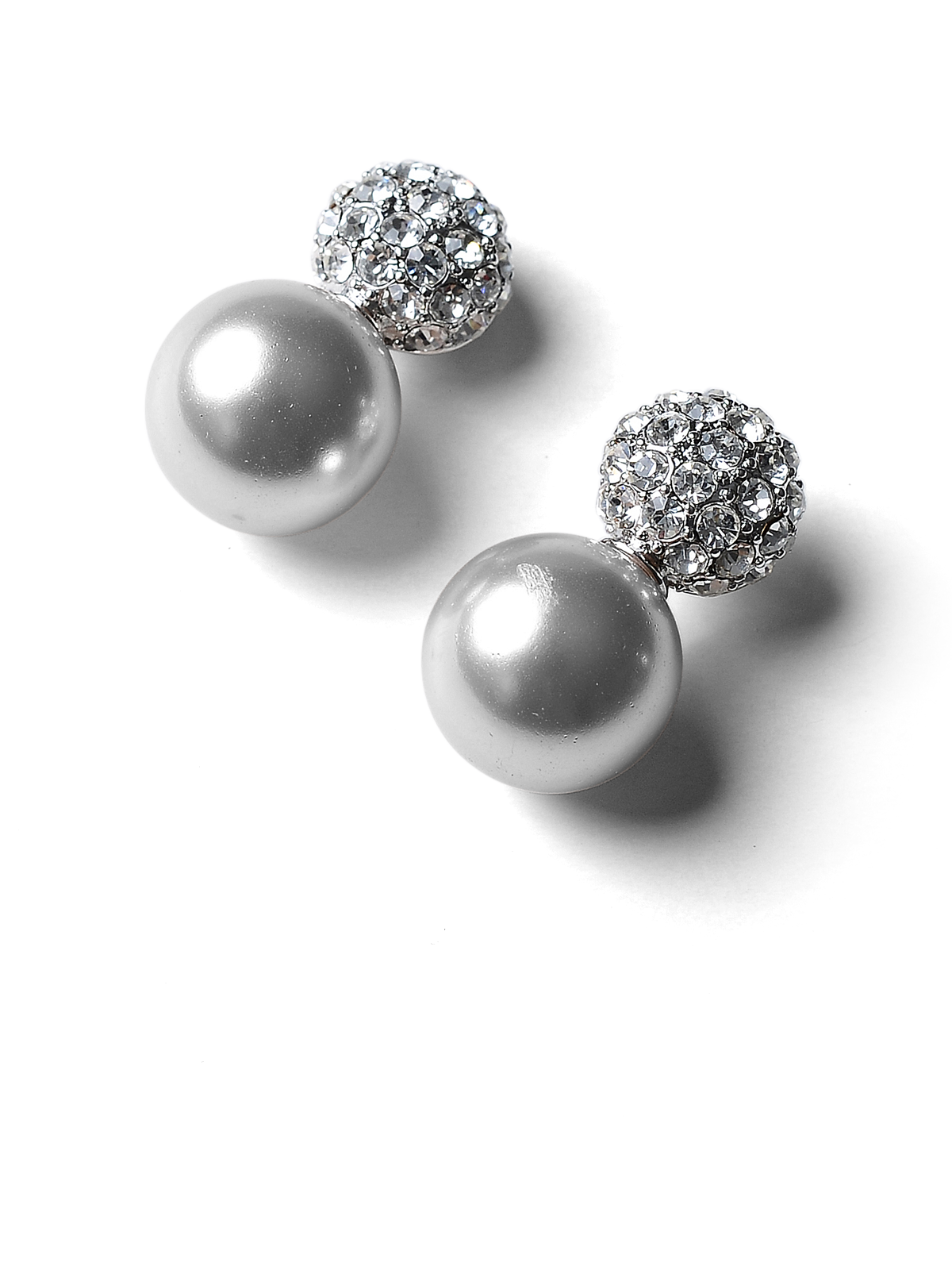 Orphia Gunmetal Pearl Earrings