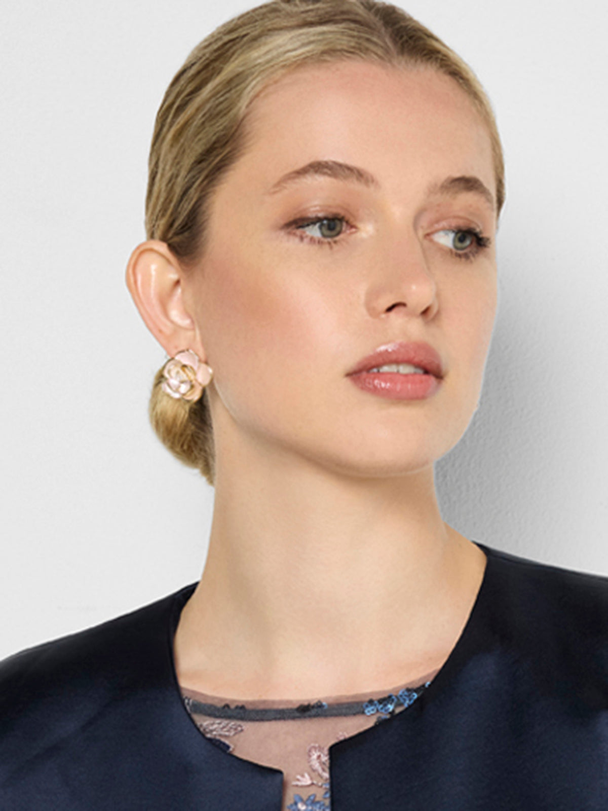 Poppy Floral Ceramic Earrings