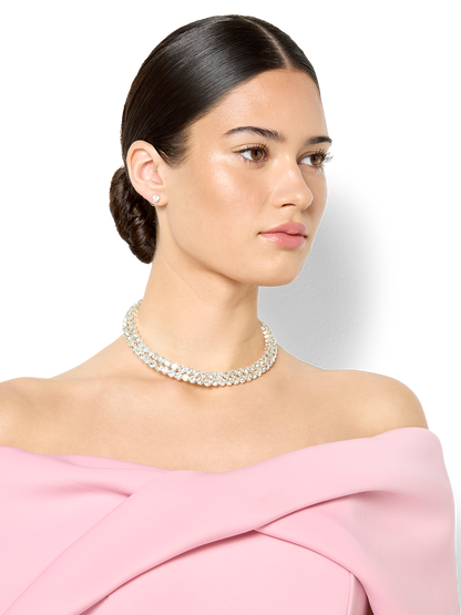 Wendi Silver Earrings & Necklace