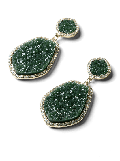 Rhea Emerald Earrings by Montique