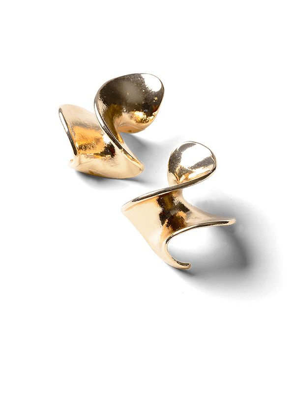 Rowan Gold Earrings by Montique