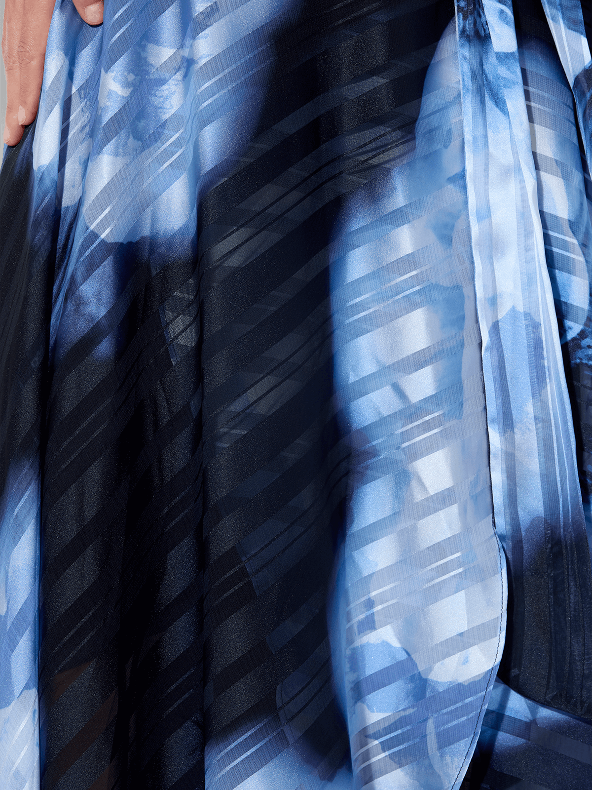 Salina Sky Blue Printed Dress